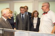 Minister Mariusz Błaszczak i wojewoda Agata Wojtyszek w Centrum Powiadamiania Ratunkowego w Kielcach. #3 