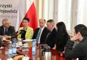 Konferencja prasowa wojewody.