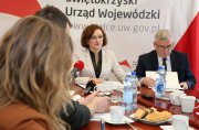 Konferencja prasowa wojewody.
