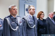 Nowy komendant, nowi funkcjonariusze (fot. dzięki uprzejmości Zespołu Prasowego Komendy Wojewódzkiej Policji w Kielcach).