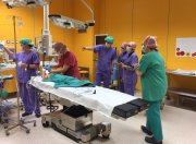 Wizyta w szpitalu (fot. Wojewódzki Szpital Zespolony w Kielcach). 