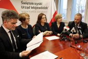 Konferencja prasowa wojewody.