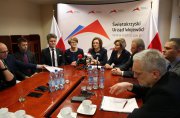 Konferencja prasowa wojewody.